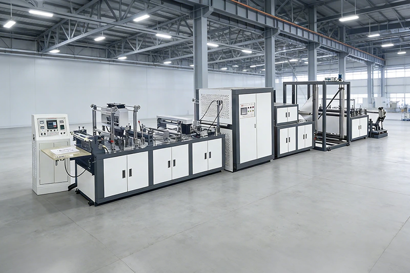 Apa ciri-ciri mesin pembuat tas bukan tenunan?