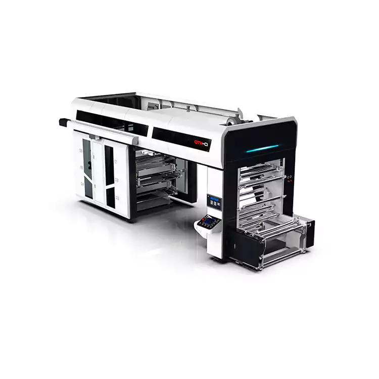 Mesin Cetak Flexo Plastik Central Drum Flexographic 6 Warna